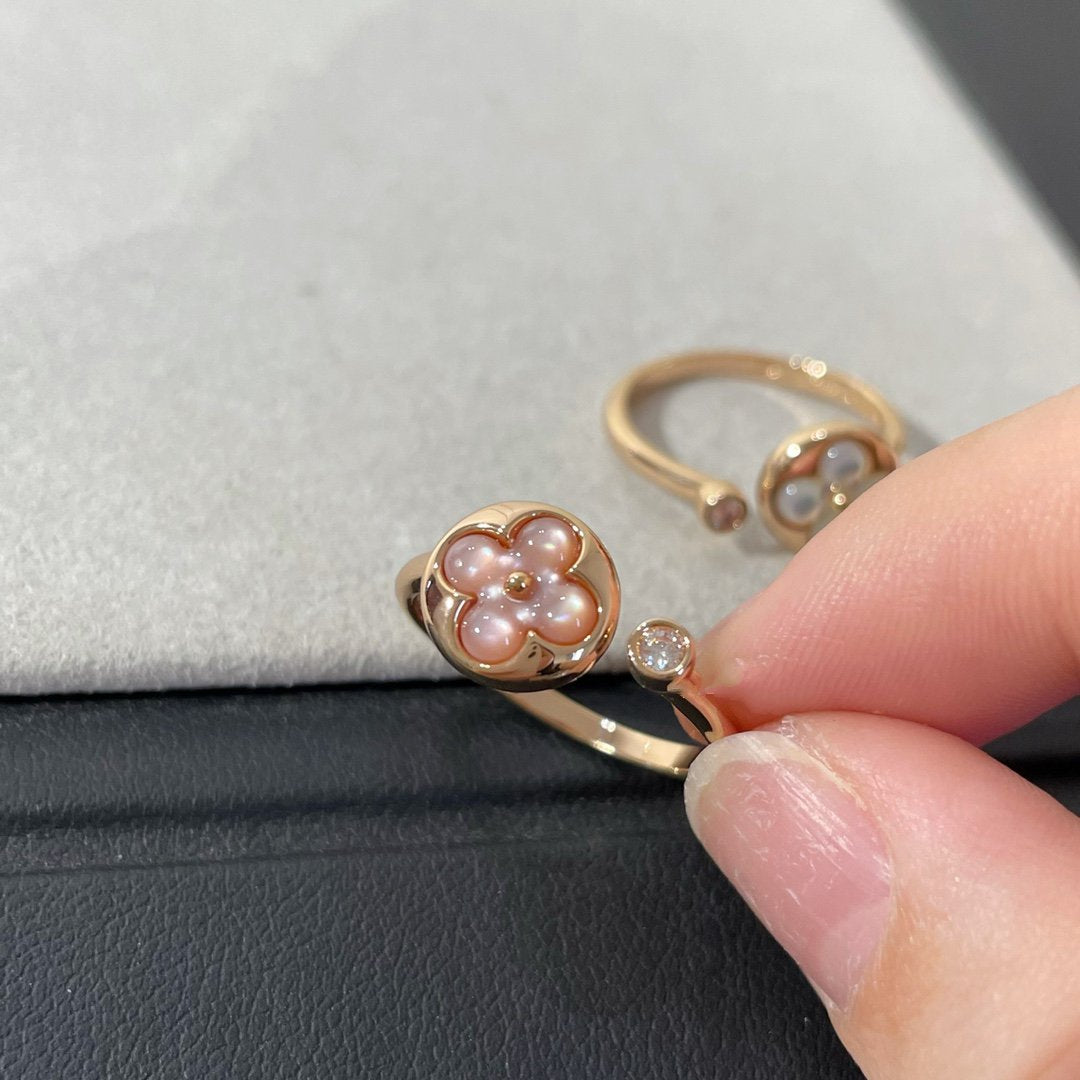 [Radiant Gem]¯SUN 1 DIAMOND PINK MOP RING