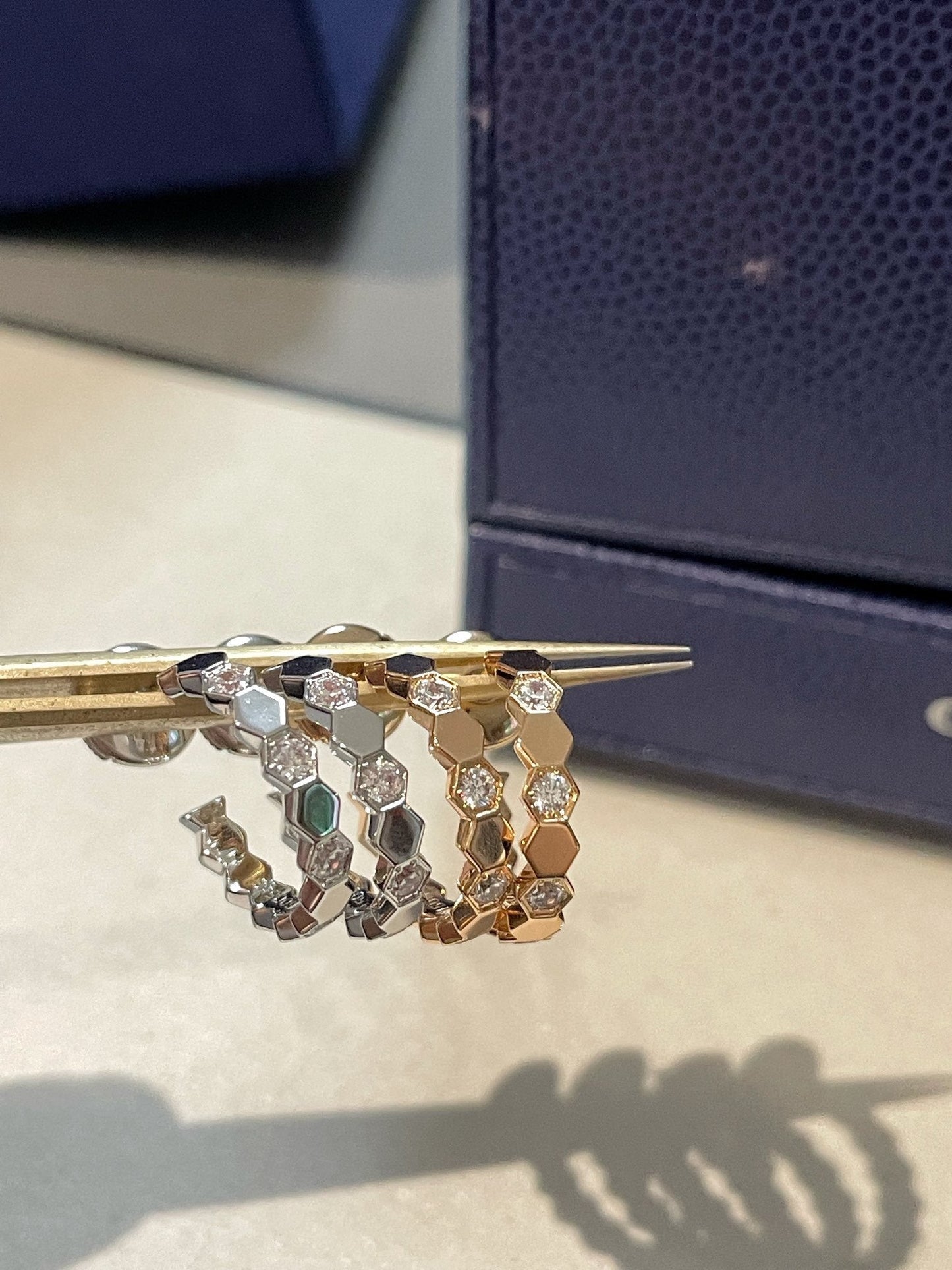 [Radiant Gem]¯BEE LOVE Earrings GOLD DIAMOND