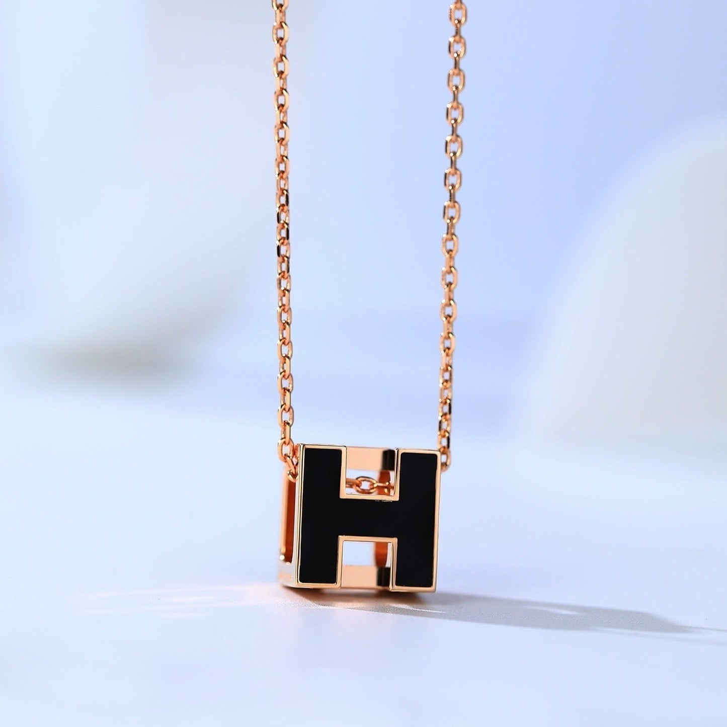 [Radiant Gem]¯H CAGE PINK GOLD NECKLACE