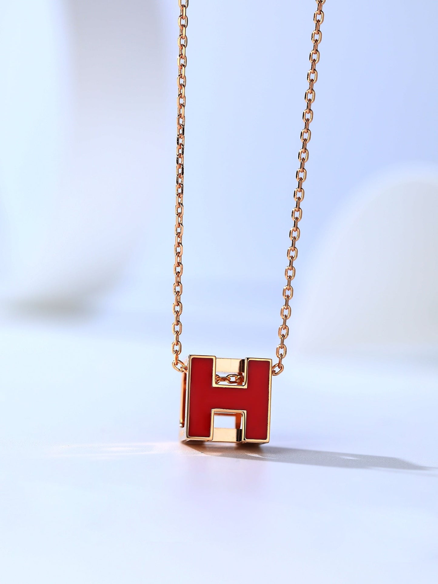 [Radiant Gem]¯H CAGE PINK GOLD NECKLACE