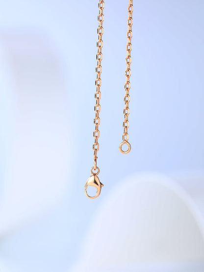[Radiant Gem]¯H CAGE PINK GOLD NECKLACE