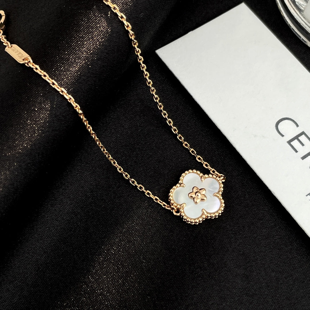 [Radiant Gem]¯LUCKY SPRING ROSE GOLD MOP BRACELET