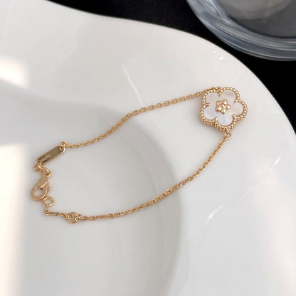[Radiant Gem]¯LUCKY SPRING ROSE GOLD MOP BRACELET