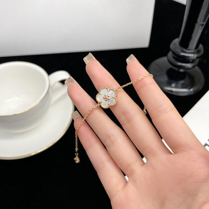 [Radiant Gem]¯LUCKY SPRING ROSE GOLD MOP BRACELET