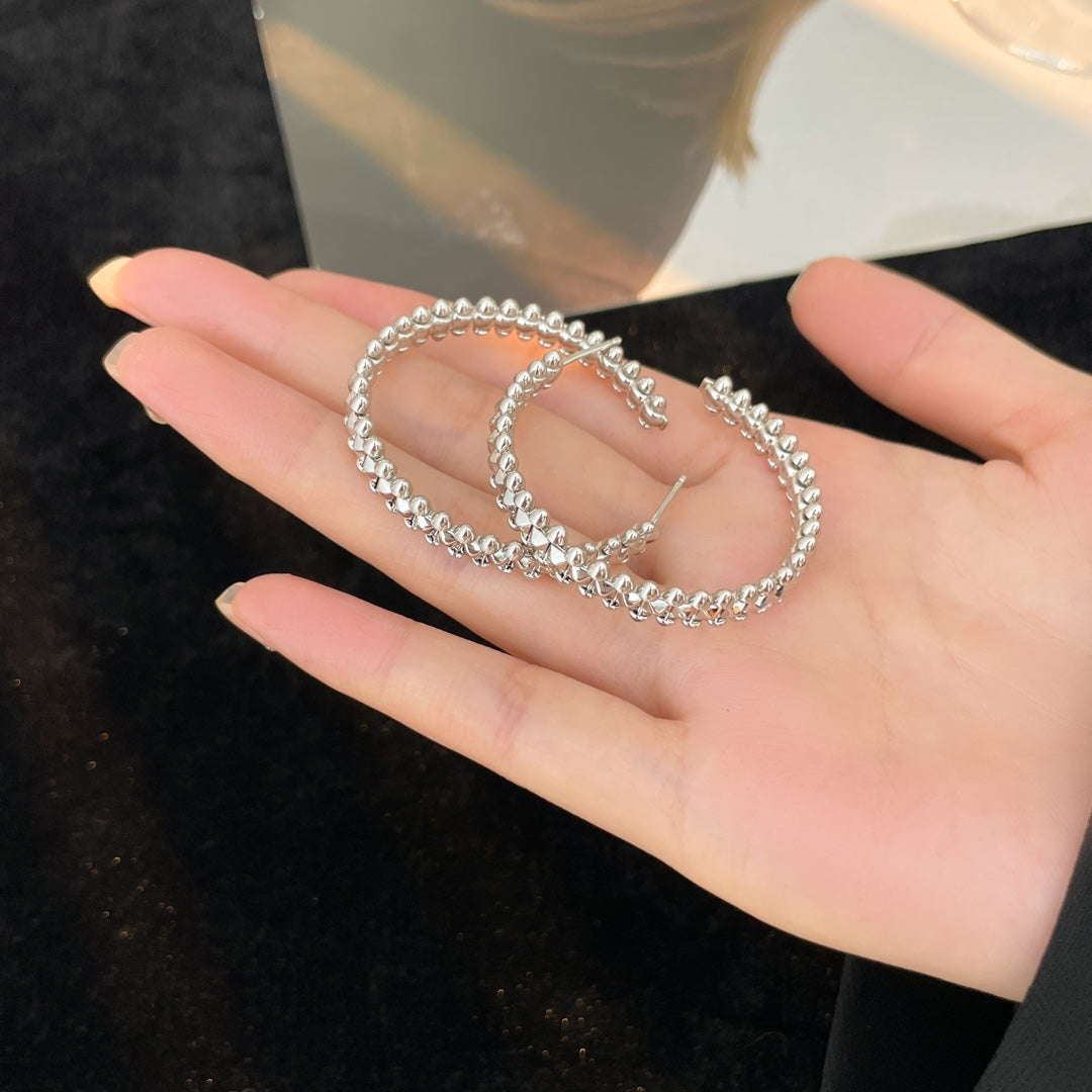 [Radiant Gem]¯CLASH HOOP EARRINGS