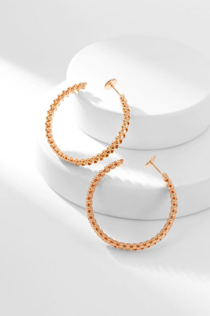 [Radiant Gem]¯CLASH HOOP EARRINGS