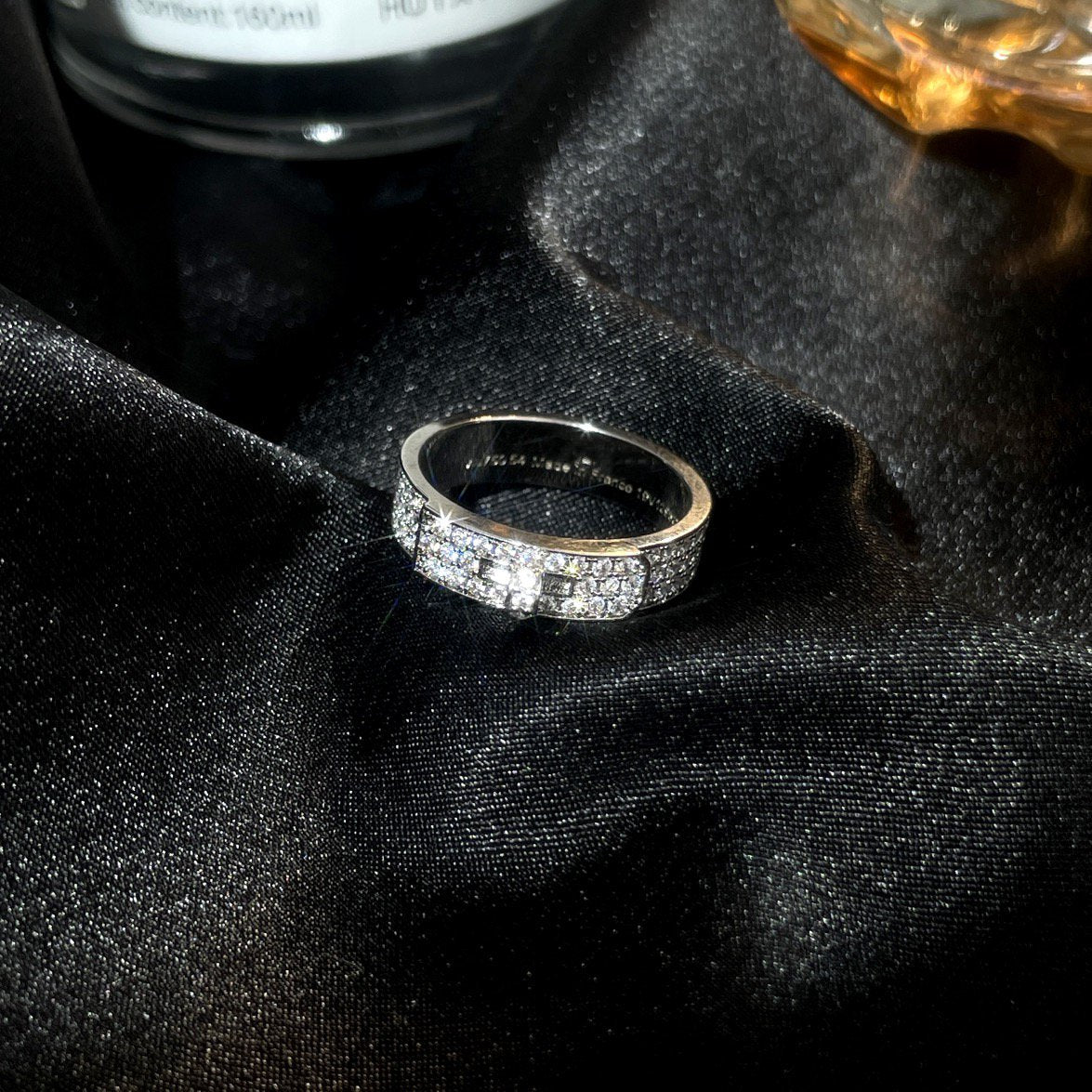 [Radiant Gem]¯KELLY SILVER DIAMOND RING
