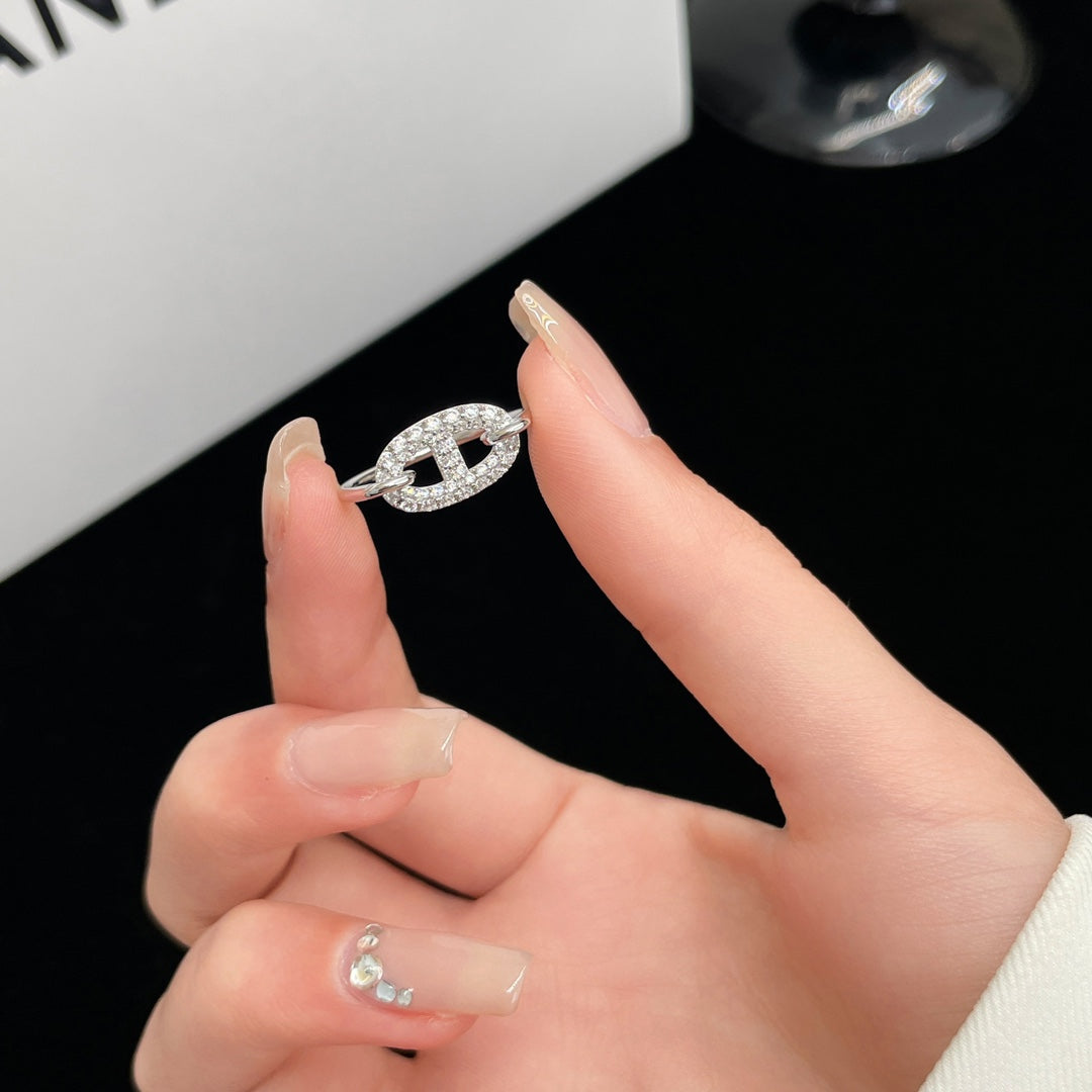 [Radiant Gem]¯RONDE SMALL SILVER DIAMOND RING