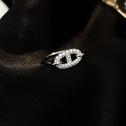 [Radiant Gem]¯RONDE SMALL SILVER DIAMOND RING