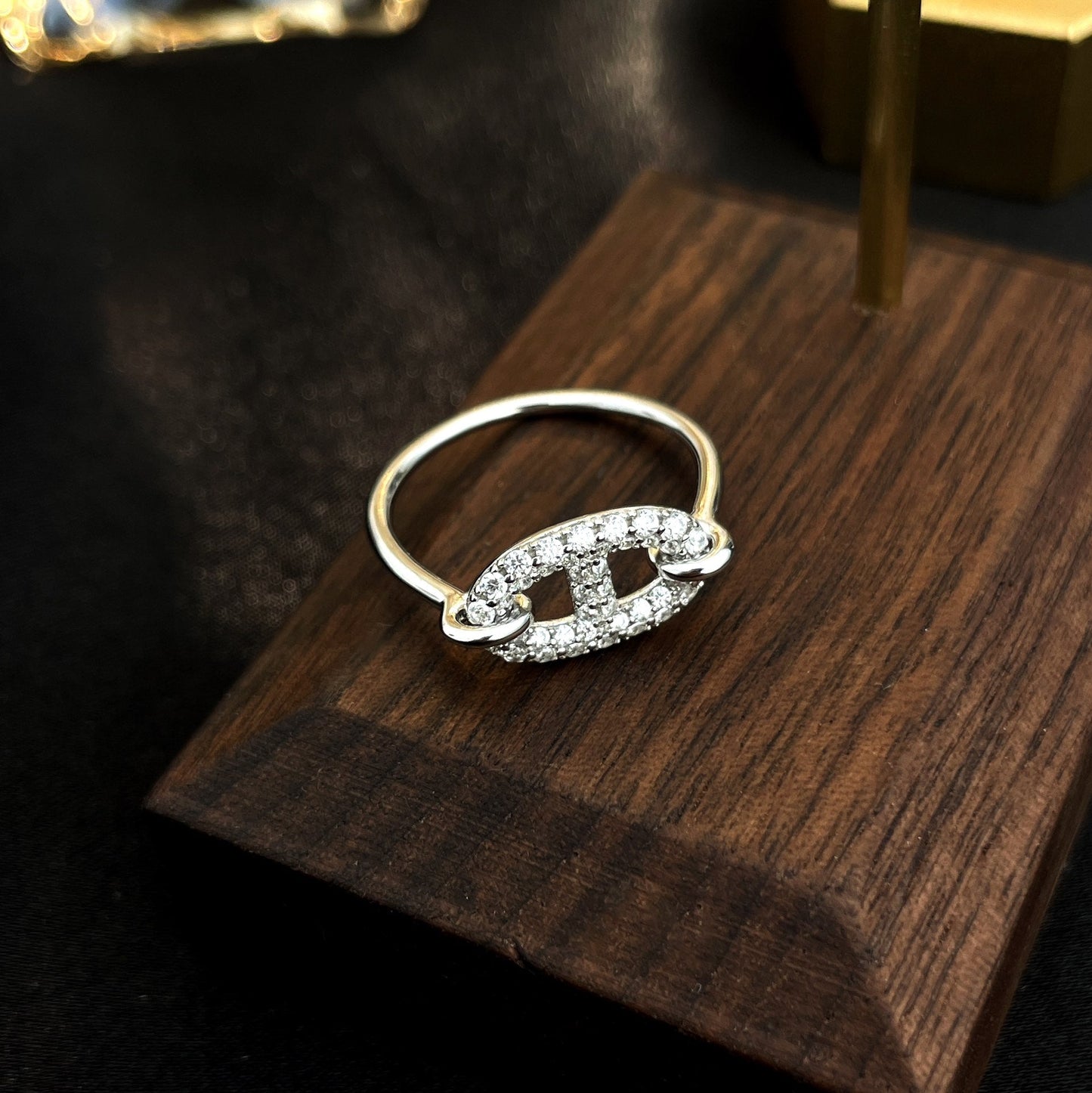 [Radiant Gem]¯RONDE SMALL SILVER DIAMOND RING