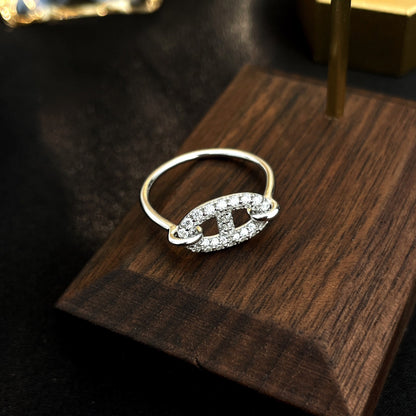 [Radiant Gem]¯RONDE SMALL SILVER DIAMOND RING
