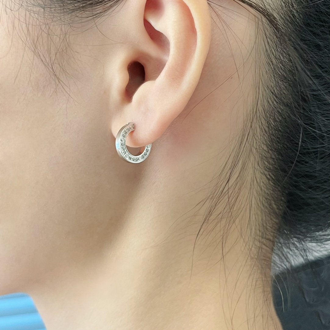 [Radiant Gem]¯LOVE DIAMOND EARRINGS