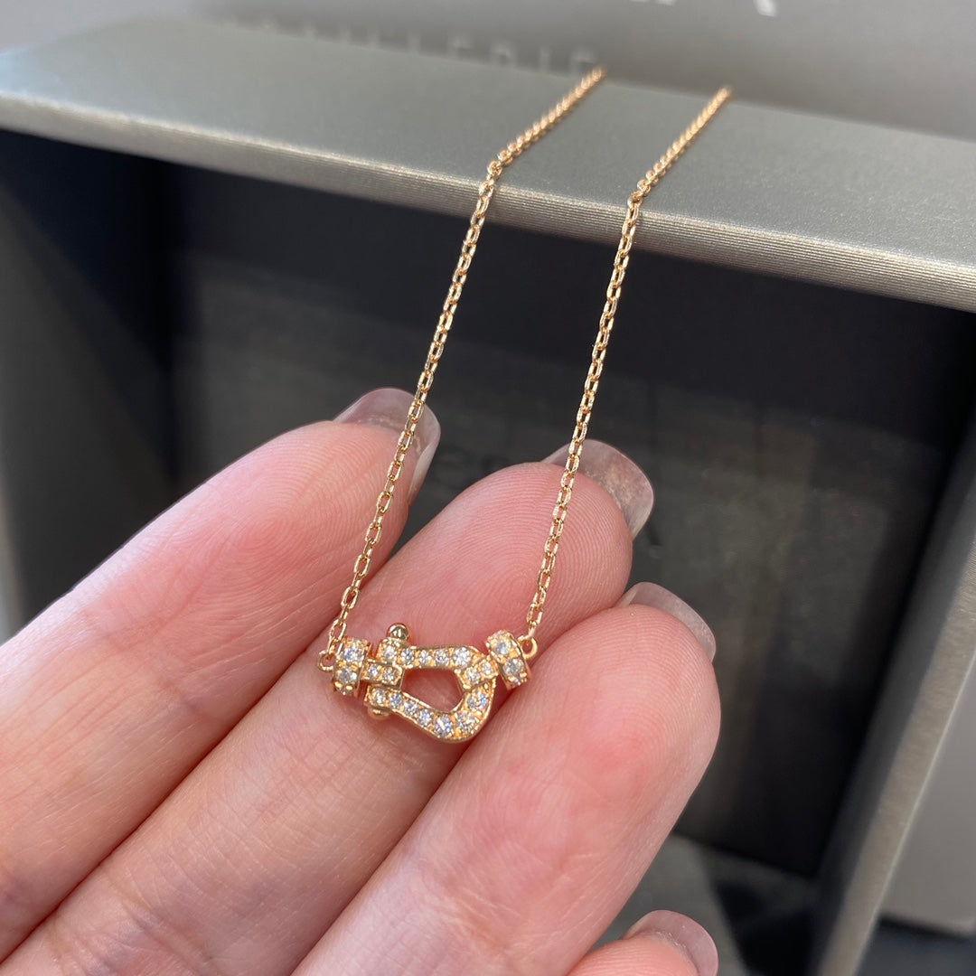 [Radiant Gem]¯FORCE 10 DIAMOND PINK GOLD NECKLACE MINI MODEL