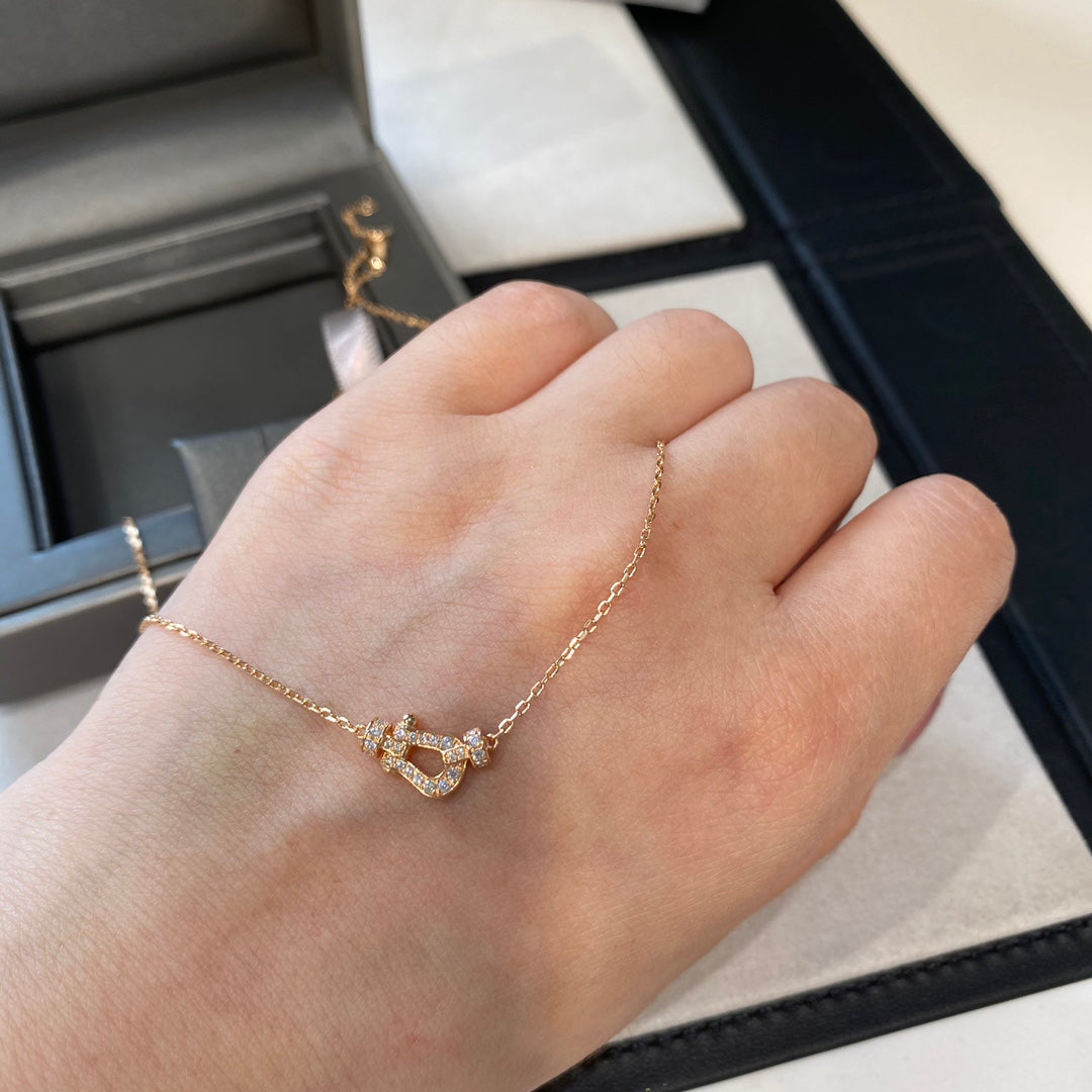 [Radiant Gem]¯FORCE 10 DIAMOND PINK GOLD NECKLACE MINI MODEL