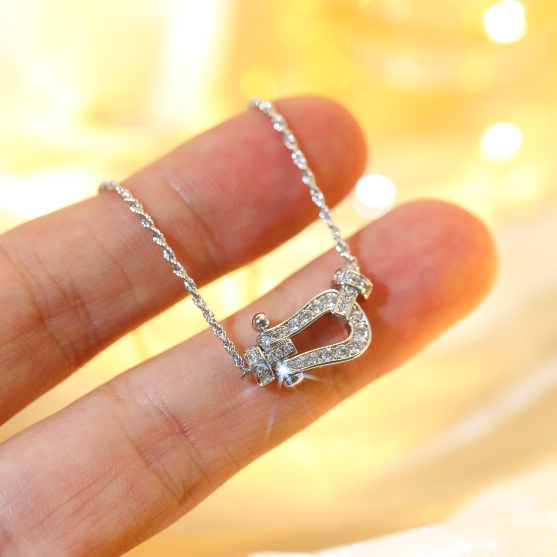 [Radiant Gem]¯FORCE 10 DIAMOND SILVER NECKLACE MINI MODEL