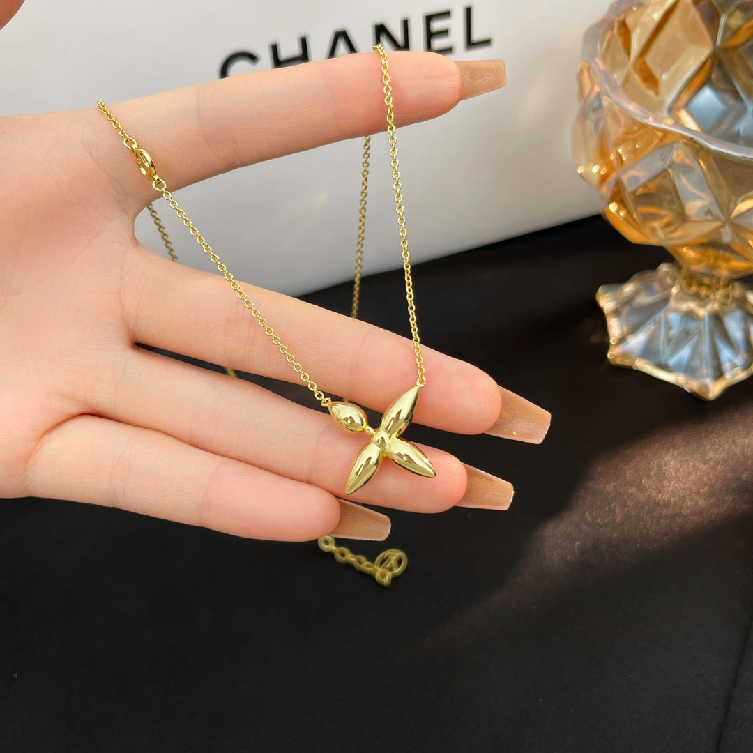[Radiant Gem]¯LOUISETTE GOLD NECKLACE