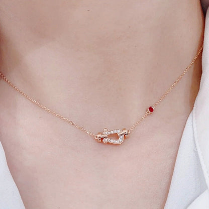 [Radiant Gem]¯FORCE 10 DIAMOND PINK GOLD NECKLACE
