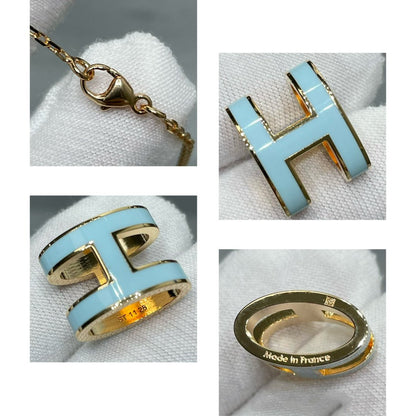 [Radiant Gem]¯POP H SKY BLUE NECKLACE