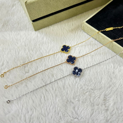 [Radiant Gem]¯CLOVER 1 MOTIF PIETERSITE BRACELET