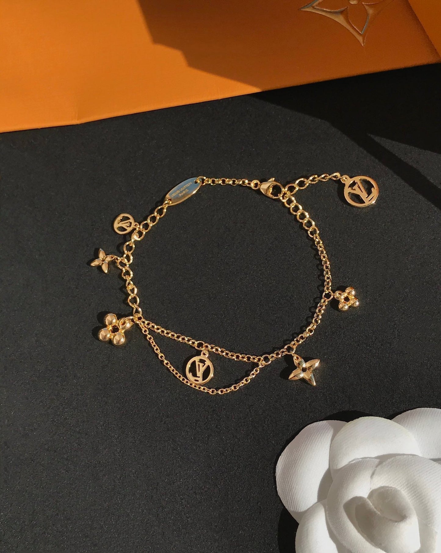 [Radiant Gem]¯BLOOMING PINK GOLD MOP BRACELET