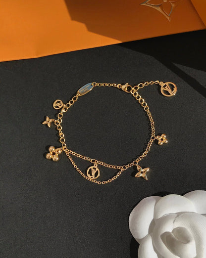 [Radiant Gem]¯BLOOMING PINK GOLD MOP BRACELET