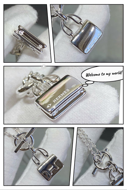 [Radiant Gem]¯CONSTANCE PEDANT SILVER NECKLACE