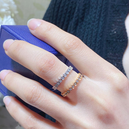 [Radiant Gem]¯BEE LOVE DIAMOND PAVED SMALL RING
