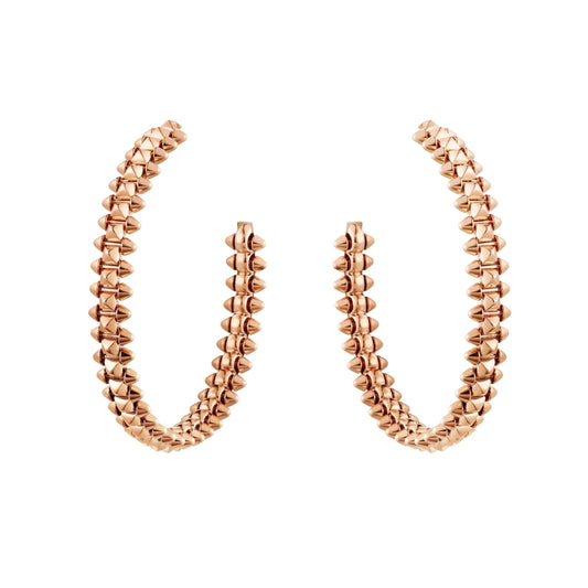 [Radiant Gem]¯CLASH LARGE HOOP EARRINGS