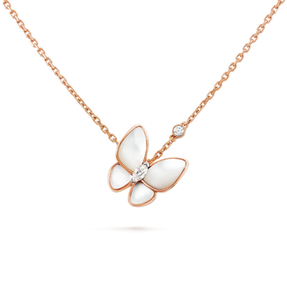 [Radiant Gem]¯BUTTERFLY MOP DIAMOND NECKLACE