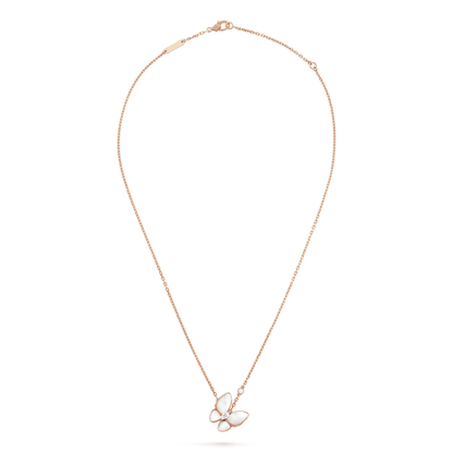 [Radiant Gem]¯BUTTERFLY MOP DIAMOND NECKLACE