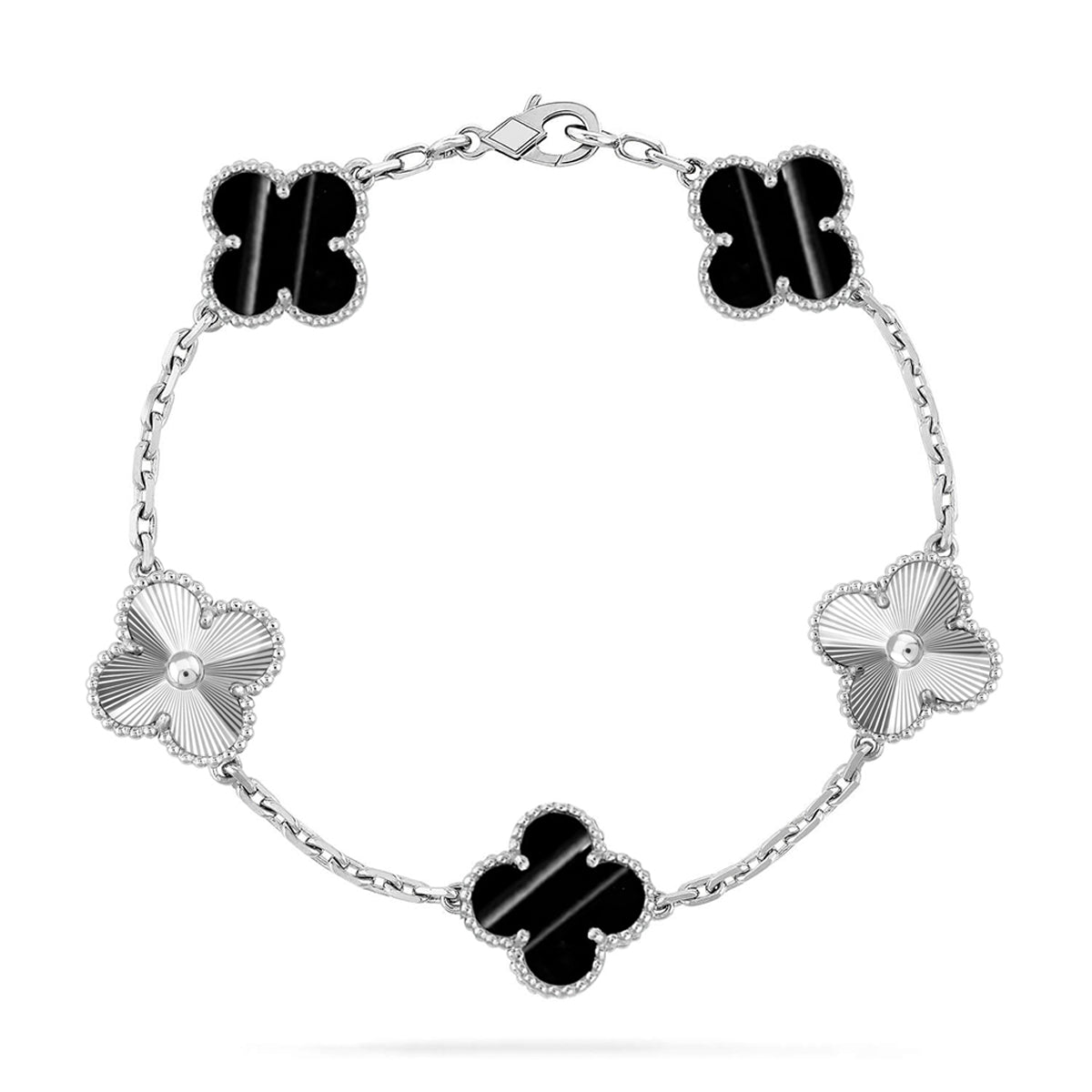 [Radiant Gem]New  CLOVER 5 MOTIF PULSAR STONE BRACELET COLLECTION