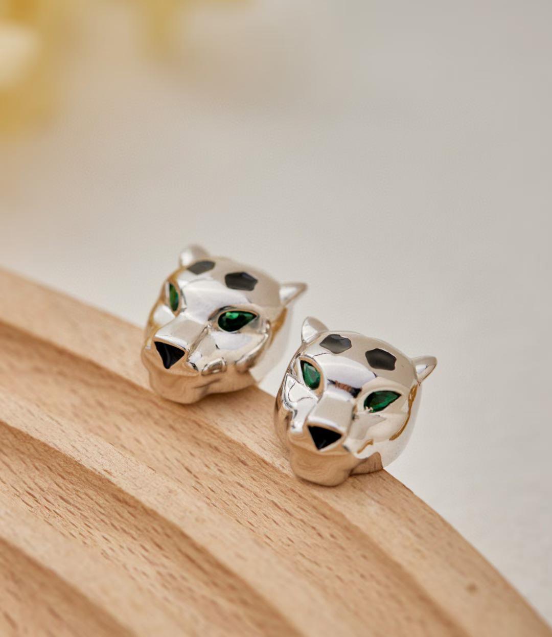 [Radiant Gem] CHRRTAH-PRINT STUD EARRINGS, THREE COLORS