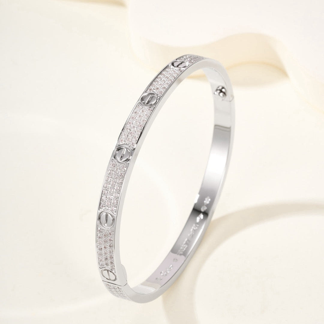 [Radiant Gem]¯LOVE BRACELET 4.8MM DIAMOND-PAVED