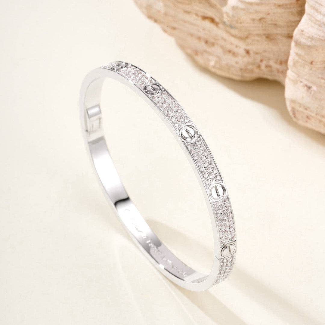 [Radiant Gem]¯LOVE BRACELET 4.8MM DIAMOND-PAVED