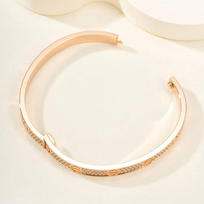 [Radiant Gem]¯LOVE BRACELET 4.8MM DIAMOND-PAVED