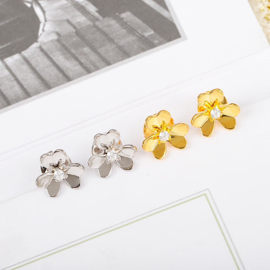 [Radiant Gem]¯FRIVOLE MINI FLOWER EARRINGS