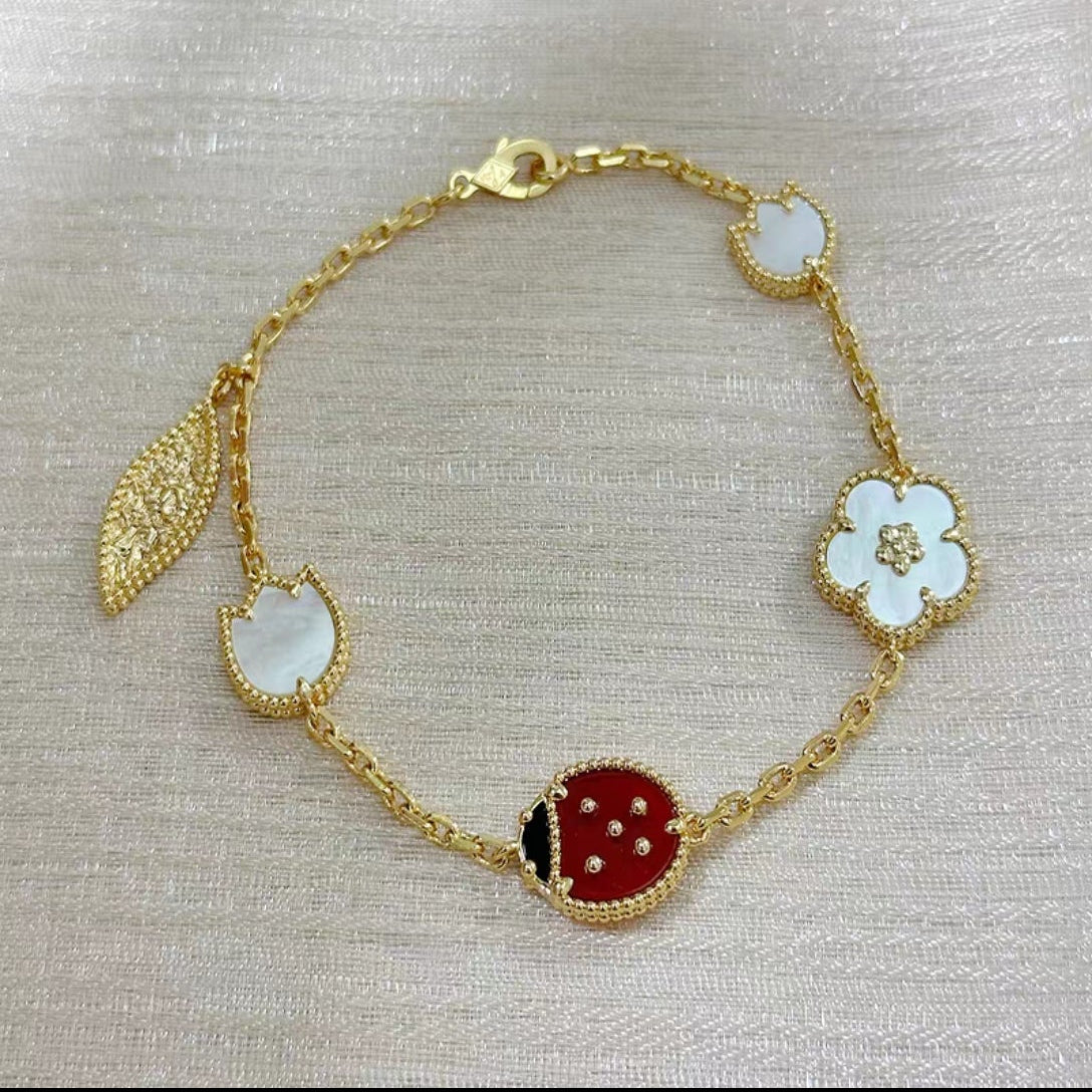 [Radiant Gem]¯LUCKY SPRING 5 MOTIF BRACELET