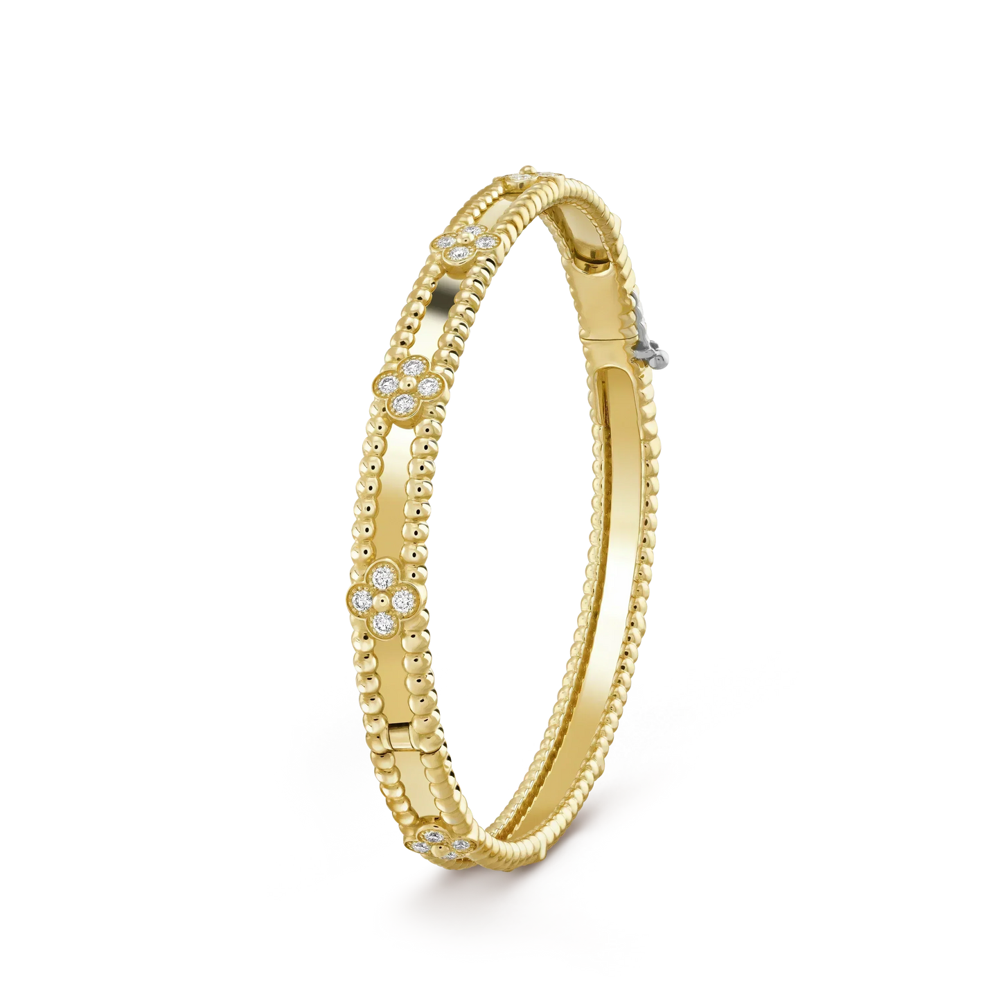 [Radiant Gem]¯CLOVER BRACELET 4MM DIAMONDS