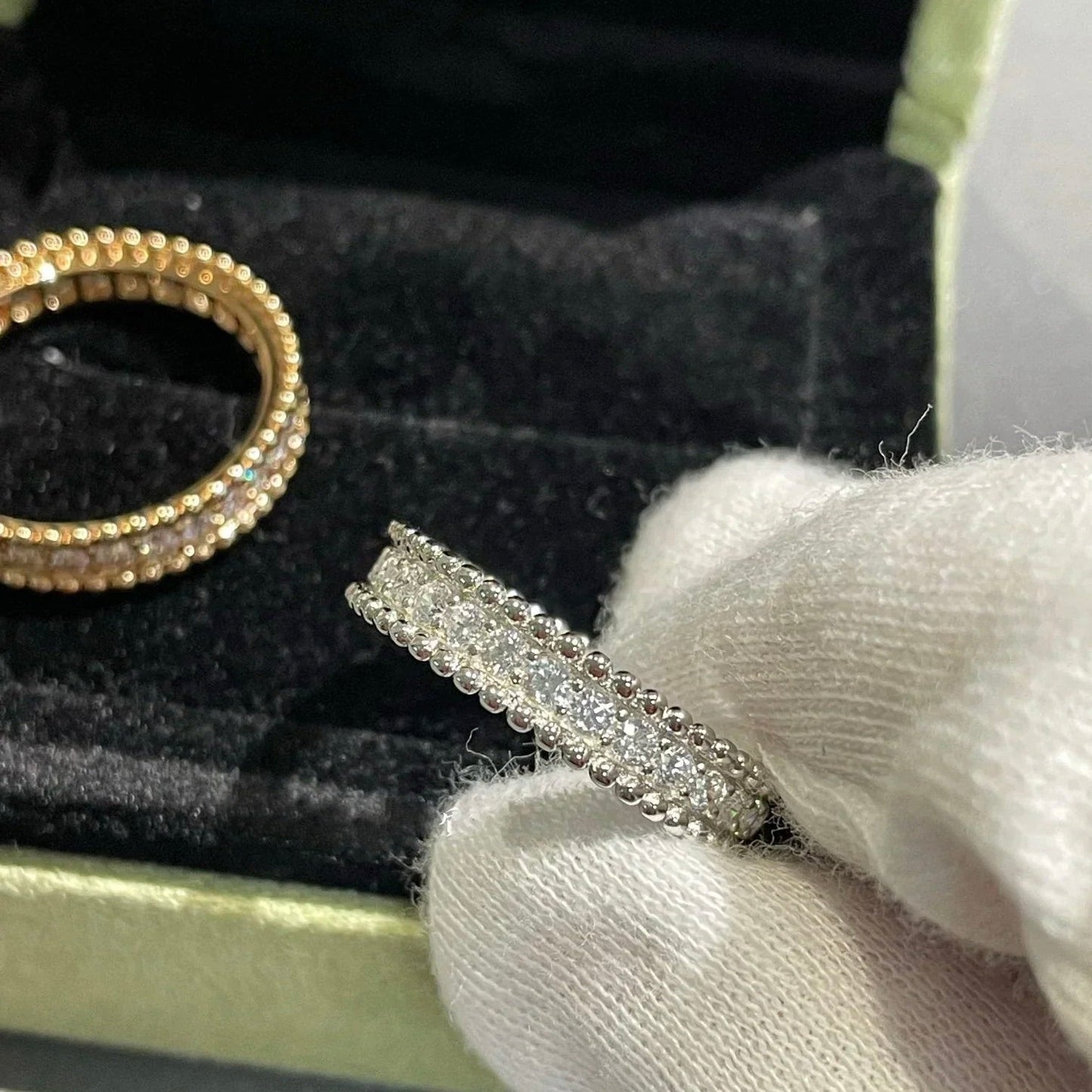 [Radiant Gem]¯PERLEE DIAMOND SILVER RING