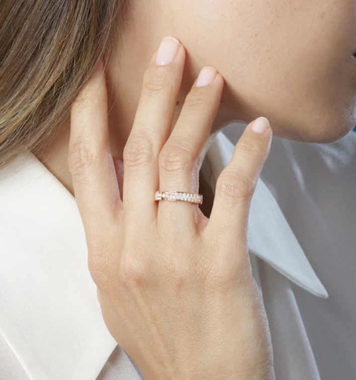 [Radiant Gem]¯ALLIANCE LIENS VIDENCE PAVED DIAMOND 4MM RING