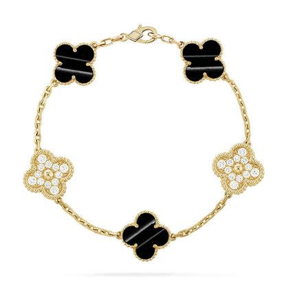[Radiant Gem]New  CLOVER 5 MOTIF PULSAR STONE BRACELET COLLECTION