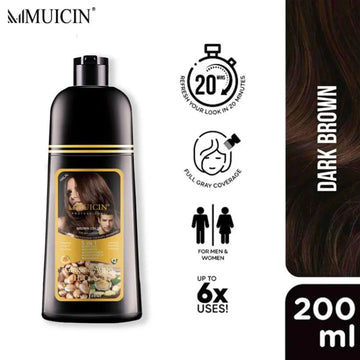 Muicin 5 In 1 Hair Color Shampoo With Ginger Argan Oil