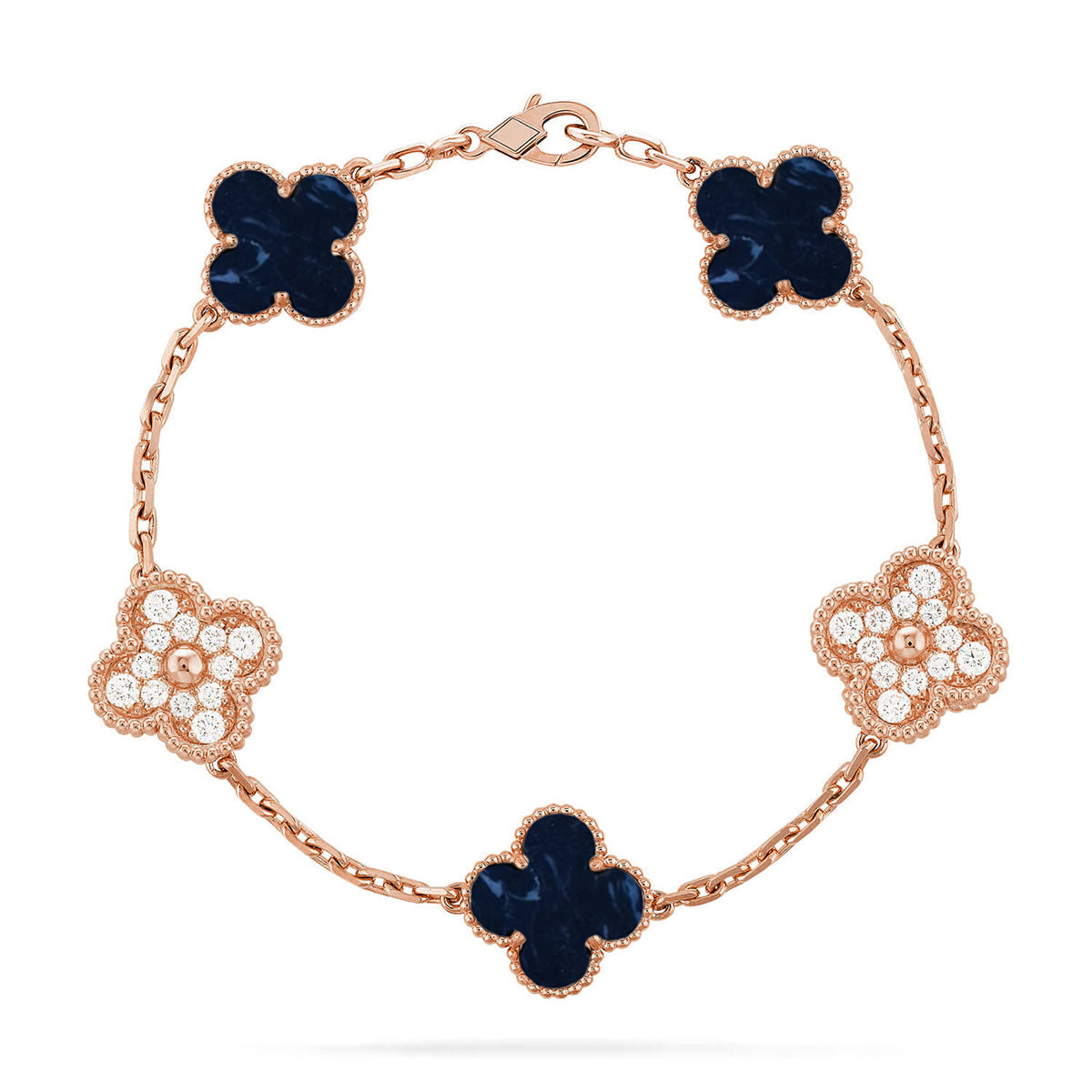 [Radiant Gem]New CLOVER 5 MOTIF PIETERSITE BRACELET COLLECTION