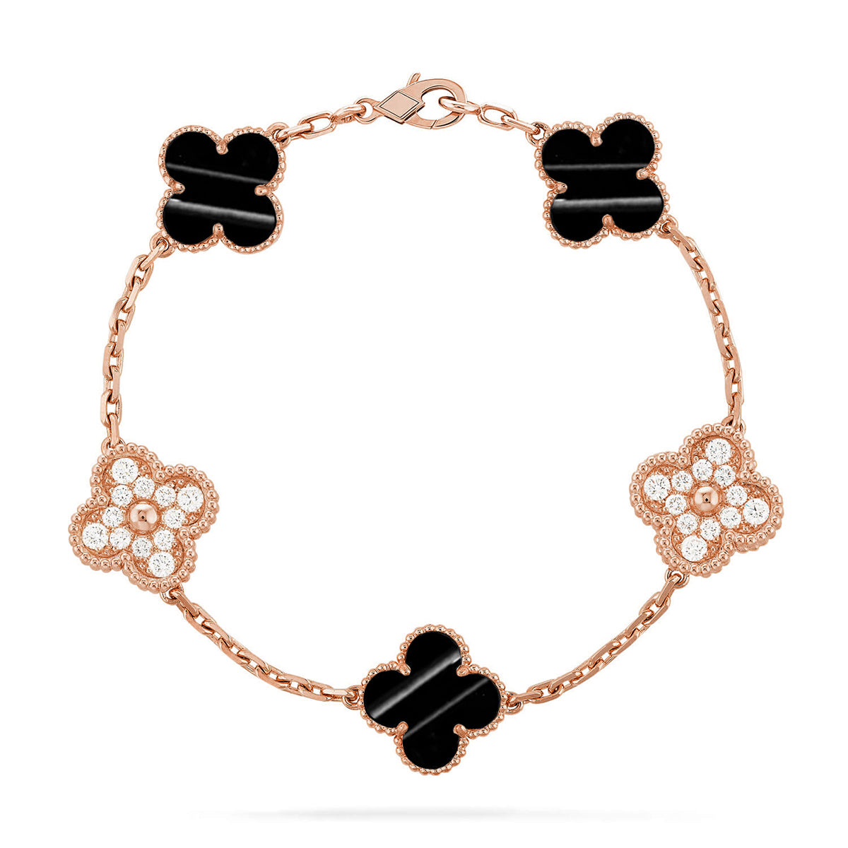 [Radiant Gem]New  CLOVER 5 MOTIF PULSAR STONE BRACELET COLLECTION