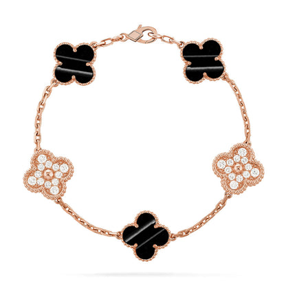 [Radiant Gem]New  CLOVER 5 MOTIF PULSAR STONE BRACELET COLLECTION