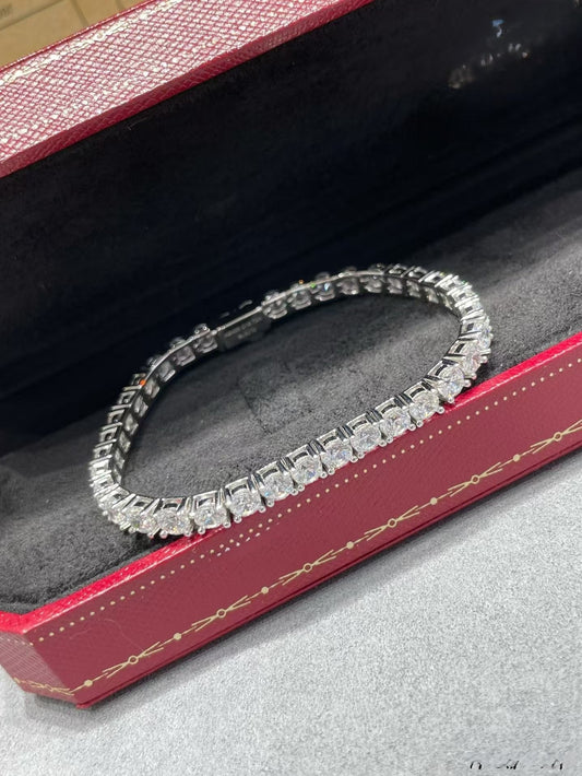 [[Radiant Gem]¯]TENNIS BRACELET WITH FULL DIAMOND SETTING