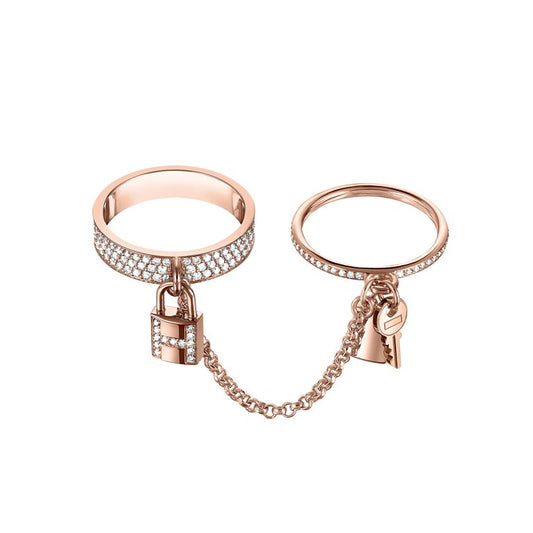 [Radiant Gem]¯HM KELLY CLOCHETTE DOUBLE RING IN  WITH DIAMONDS