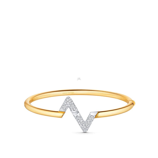 [Radiant Gem]¯VOLTE UPSITE DOWN GOLD DIAMOND BRACELET