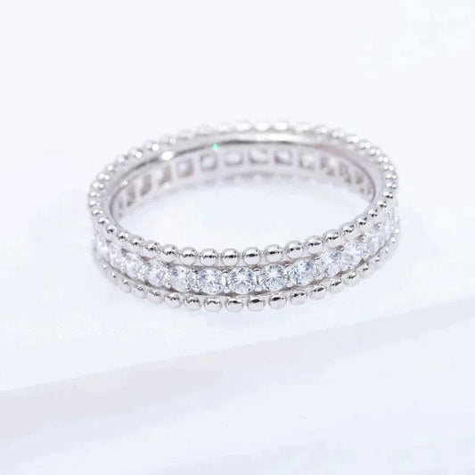 [Radiant Gem]¯PERLEE DIAMOND SILVER RING