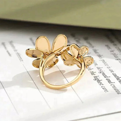 [Radiant Gem]¯CLOVER COMOS GOLD DIAMOND RING